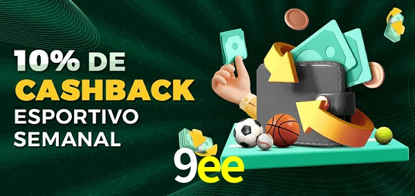 10% de bônus de cashback na 9ee