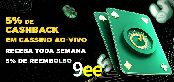 Promoções do cassino ao Vivo 9ee